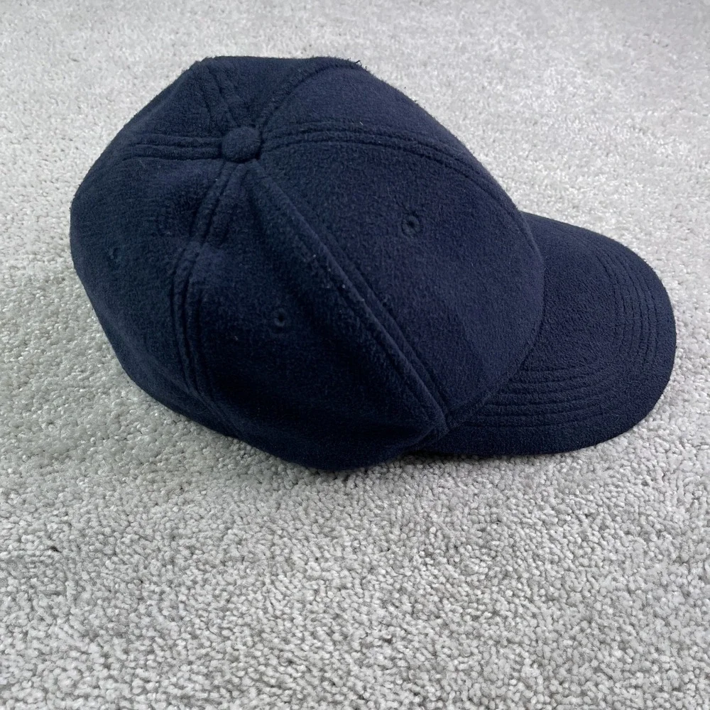 Brooks Brothers Hat Mens XL Fitted Navy Blue Wool Fleece Baseball Cap Preppy